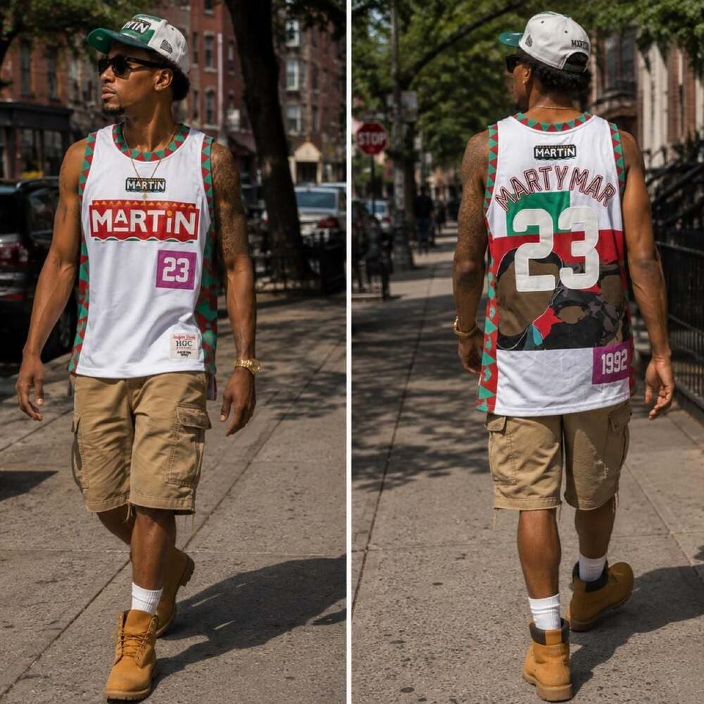 Headgear Classics Martin Lawrence #23 Martymar Basketball Jersey